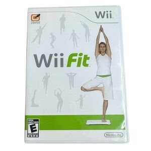 Nintendo Wii Wii Fit Fitness Video Game Great Condition Workout Exercise